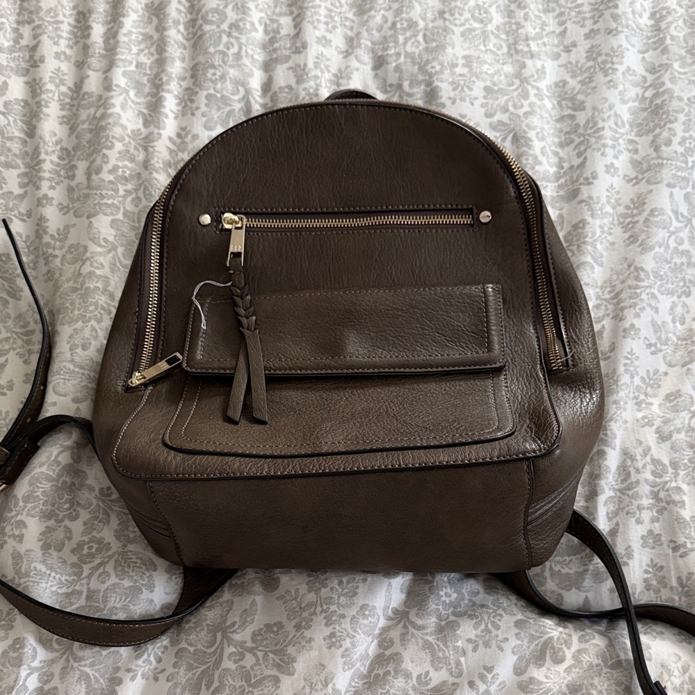 GAP Brown Leather Backpack